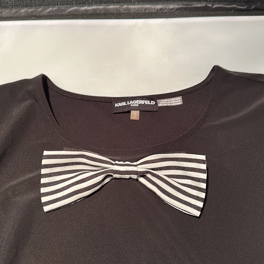 Karl lagerfeld Paris blouse black and white - Picture 3 of 4